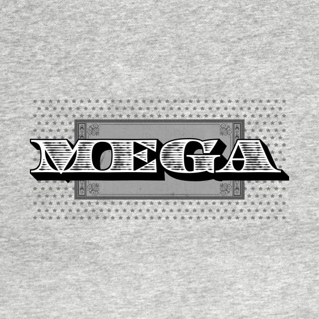 Megatrip Dollar Bill Logo (grayscale variant) by Megatrip